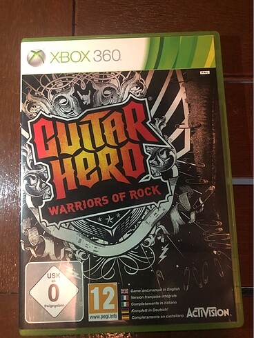 Guitar Hero Warriors of Rock Xbox360
