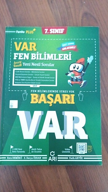 7. Sınıf fen bilimleri arı yayınları 