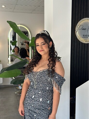 xl Beden Gece elbisesi