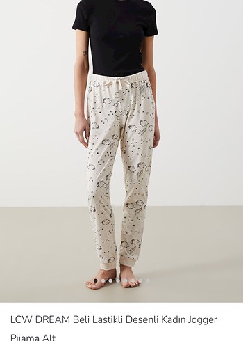 LCW DREAM Kadın Desenli Jogger Pijama Altı