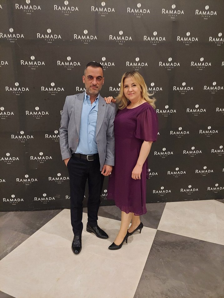 Mor Uzun Kollu Midi Elbise - Görsel 3