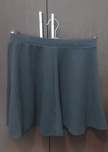 siyahPilili Mini Etek