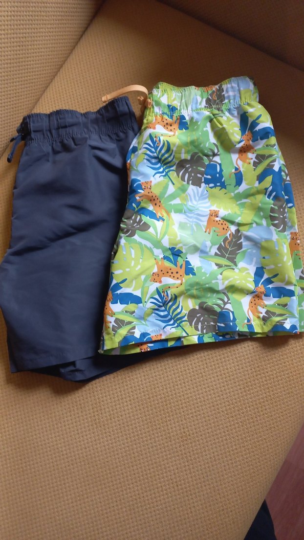 Çocuk Çok Renkli ve LacivertDeniz Şortu - Görsel 2