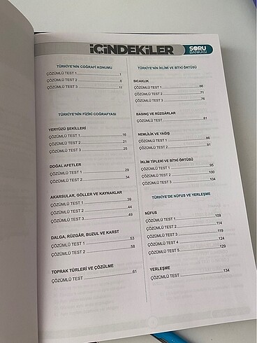 Beden Renk KPSS coğrafya soru bankası