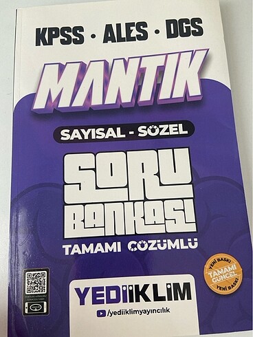 Sözel ve sayısal mantık soru bankası