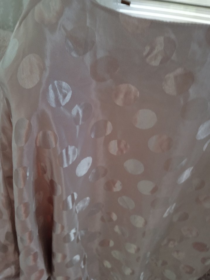 Pembe Puantiyeli Bohem buluz - Görsel 4