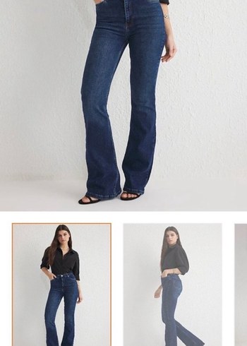 bootcut ispanyol paça jean
