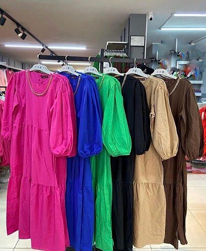 diğer Beden çeşitli Renk Terikoton elbise
