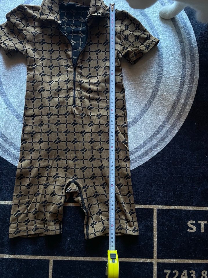 Urban outfitters Kahverengi Fermuarlı Tulum - Görsel 4