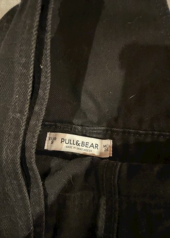 Siyah Kısa Kot Salopet, Tokalı, İnce Kesim tulum - Görsel 6