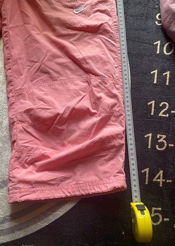 Nike kapri sort uzun pembe bol vintage y2k - Görsel 3