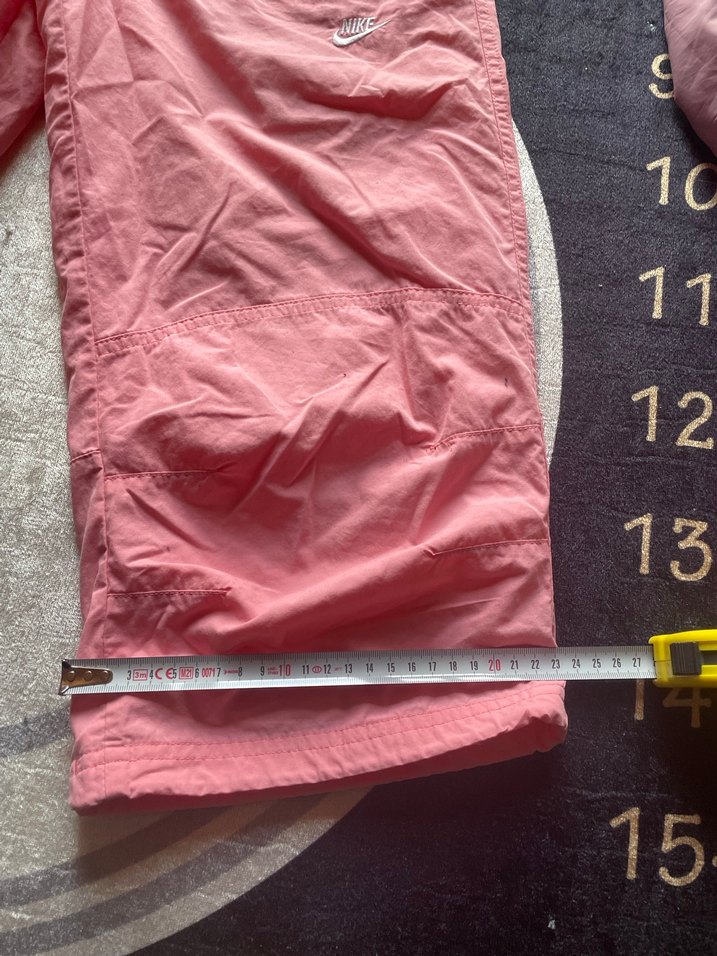 Nike kapri sort uzun pembe bol vintage y2k - Görsel 4