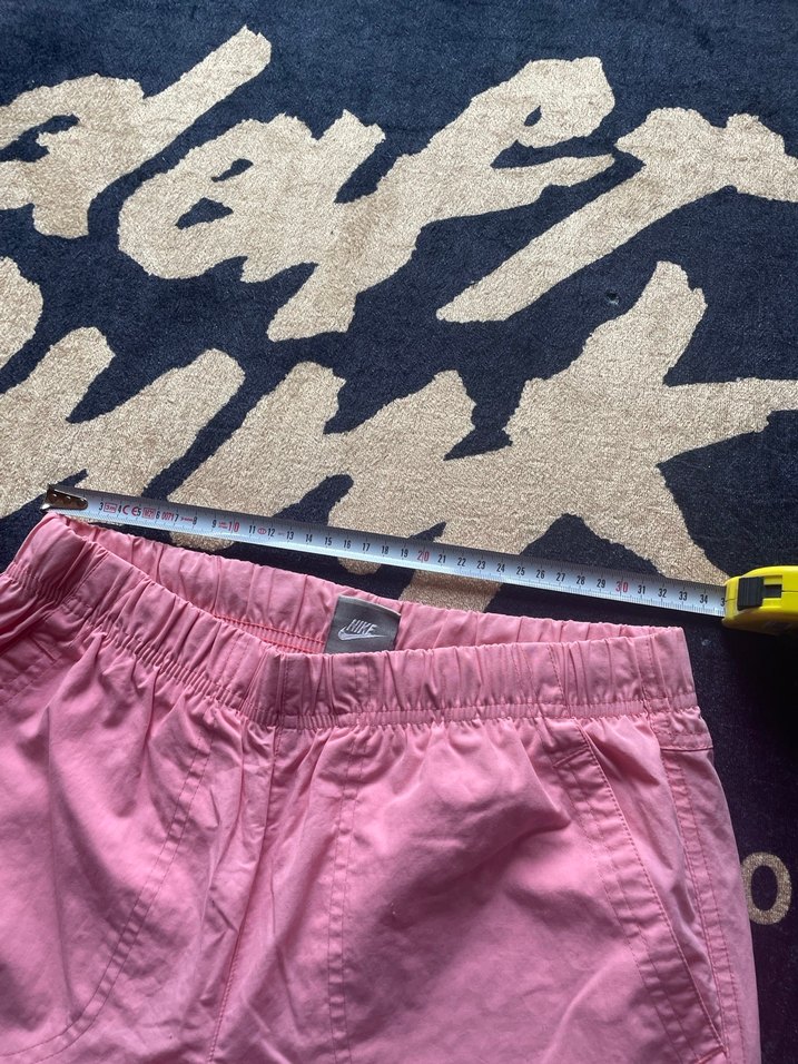 Nike kapri sort uzun pembe bol vintage y2k - Görsel 5