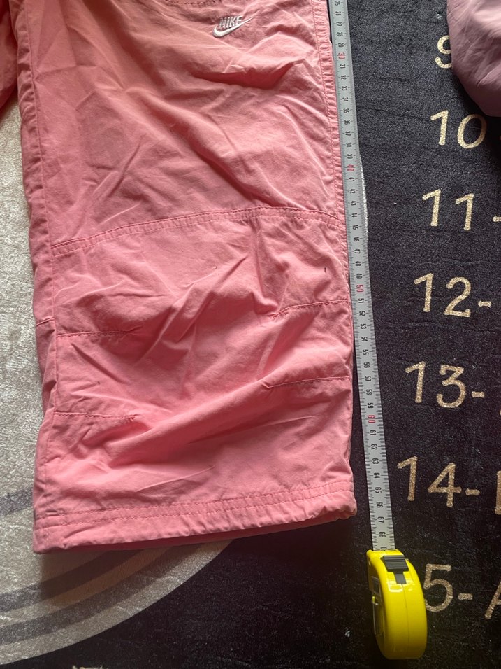 Nike kapri sort uzun pembe bol vintage y2k - Görsel 3