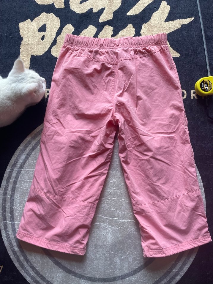 Nike kapri sort uzun pembe bol vintage y2k - Görsel 2