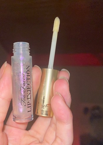 Too faced lip injection extreme clear plumper travel size - Görsel 6