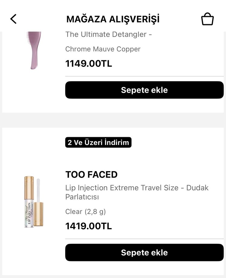 Too faced lip injection extreme clear plumper travel size - Görsel 2