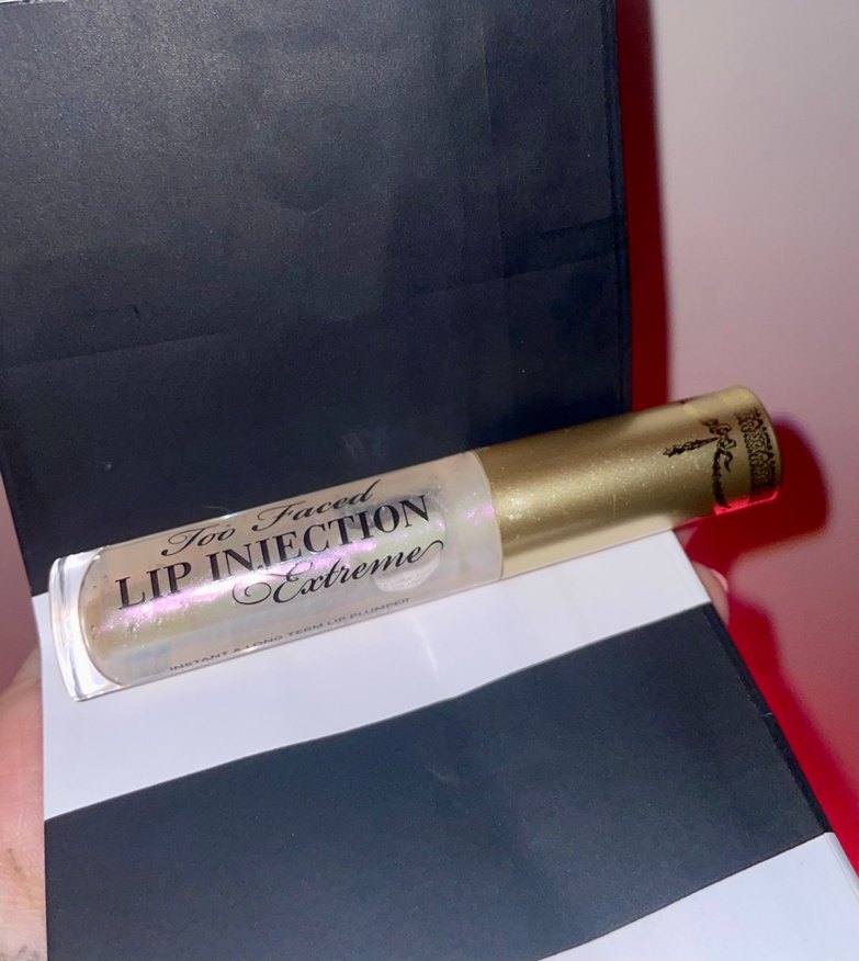 Too faced lip injection extreme clear plumper travel size - Görsel 5