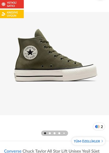 Converse Chuck Taylor All Star Lift Kadın Spor Ayakkabı