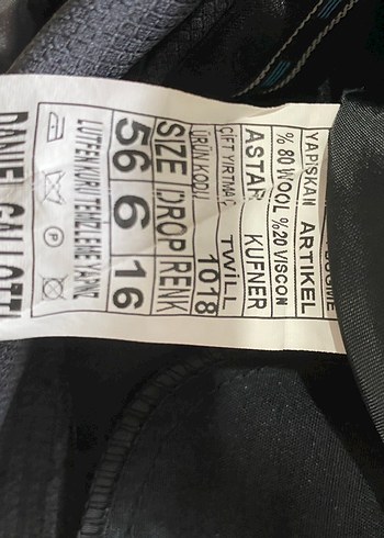 Daniel Gallotti Gri Düğmeli Erkek Takım Elbise - Görsel 5