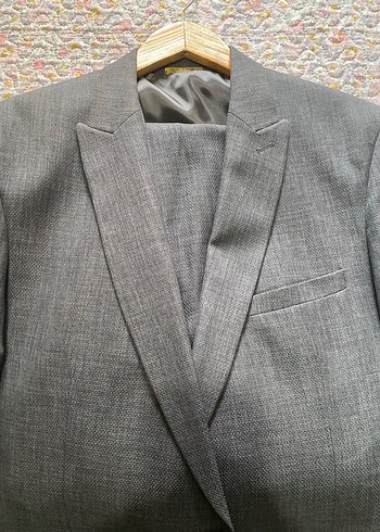 Daniel Gallotti Gri Düğmeli Erkek Takım Elbise - Görsel 2