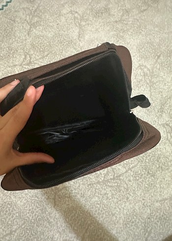 Beden kahverengi Renk Kahverengi Fermuarlı yemek taşıma çantası