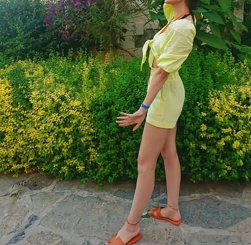 Plaj için takım S beden