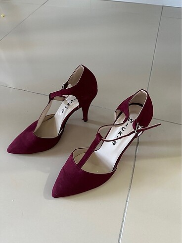 Diğer Bordo stiletto
