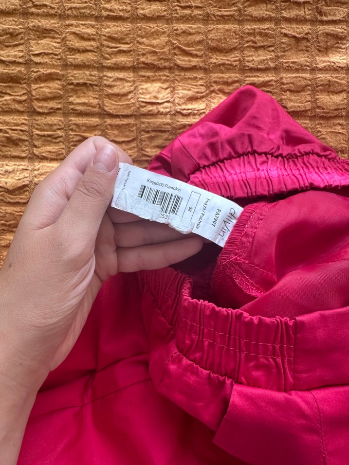 Pembe pantolon 36 beden - Görsel 5