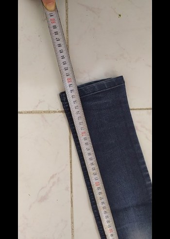 Koyu Mavi 9 yaş çocuk Denim Jean - Görsel 5