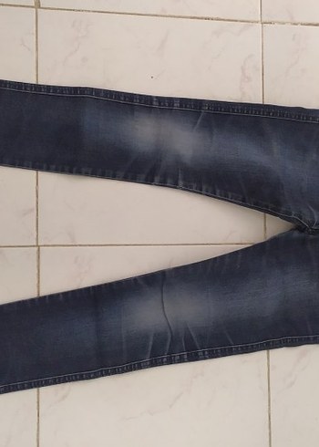 Koyu Mavi 9 yaş çocuk Denim Jean - Görsel 2