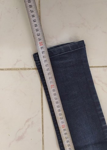 Koyu Mavi 9 yaş çocuk Denim Jean - Görsel 4