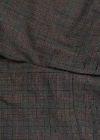 Gri Kumaş Kadın Pantolon, Normal Boy, paça düğmeli - Görsel 3