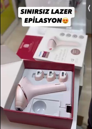 Philips Pembe Lazer Epilasyon Cihazı