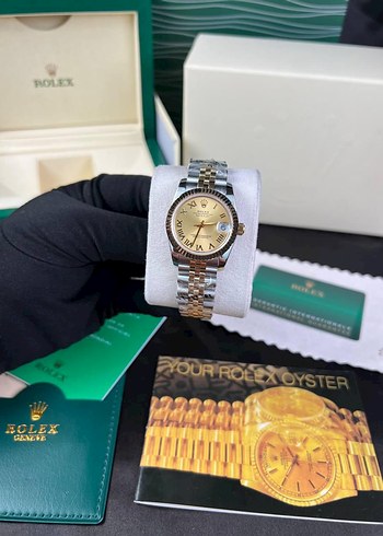 Rolex Kadın Altın Klasik Saat