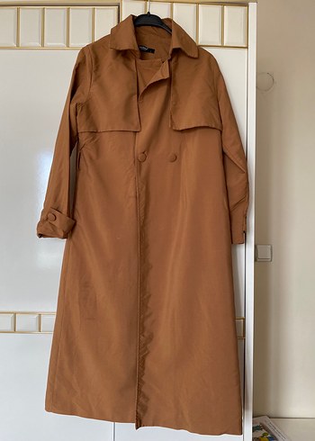 Kadın taba renk trençkot