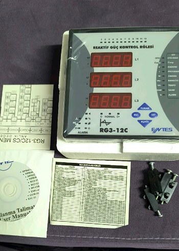 Diğer Diger RG3-12C Reaktif Güç Kontrol Rölesi Gri