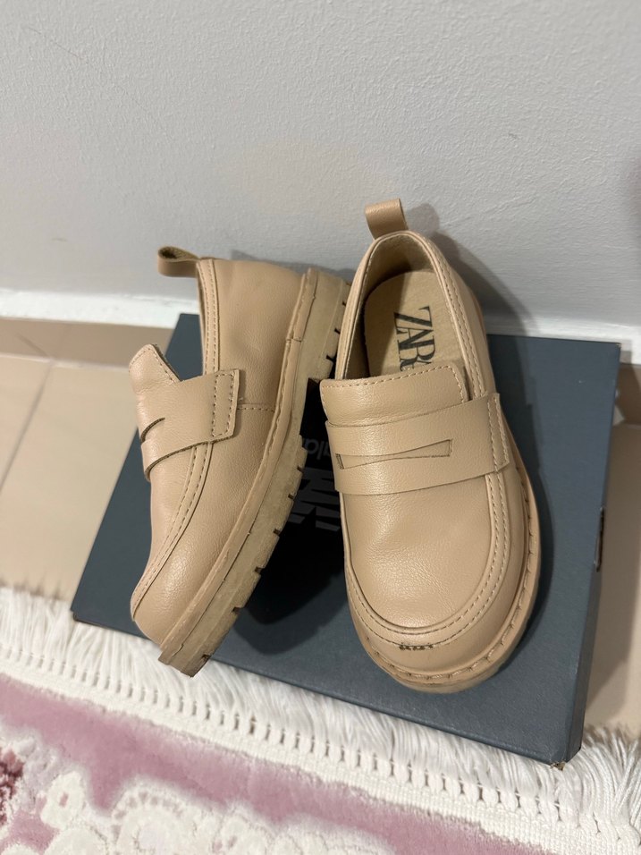 Çocuk makosen ayakkabı Zara marka - Görsel 4