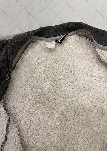 Gri Mickey Mouse Baskılı Erkek Çocuk Ceket - Görsel 3