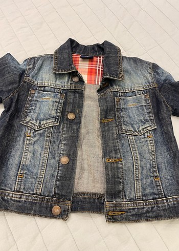 Erkek çocuk Düğmeli Denim Ceket - Görsel 3
