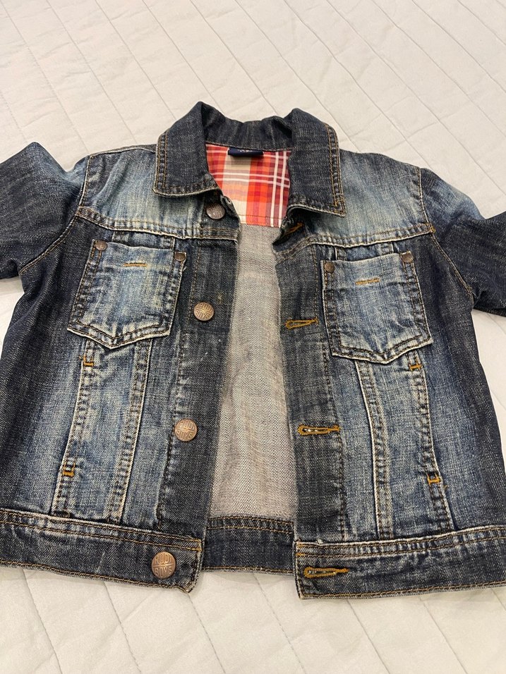 Erkek çocuk Düğmeli Denim Ceket - Görsel 3