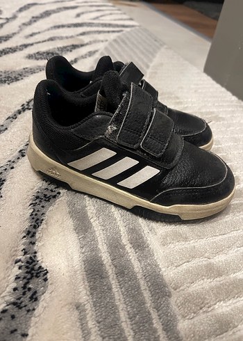 Çocuk Siyah Cırtlı Spor Ayakkabı - Görsel 4