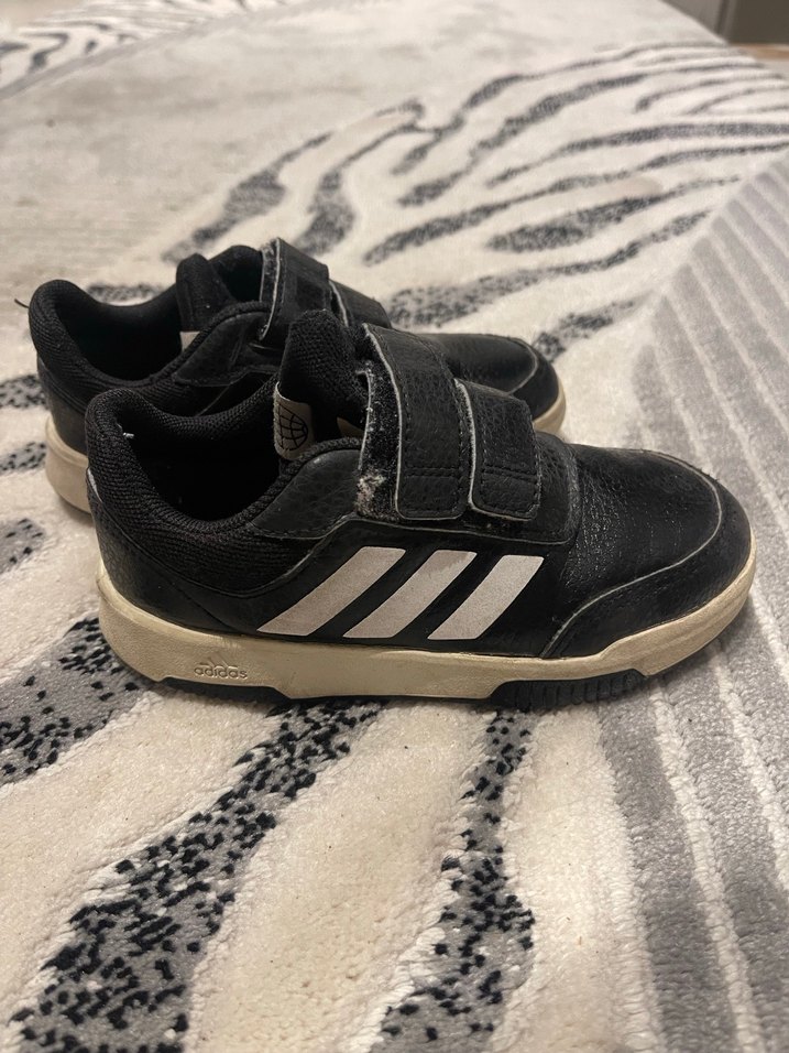 Çocuk Siyah Cırtlı Spor Ayakkabı - Görsel 3