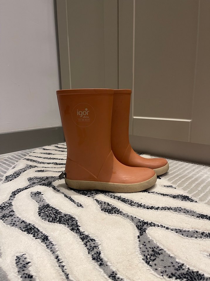 Bej Igor Kız/Erkek Çocuk Lastik Çizme - Görsel 2