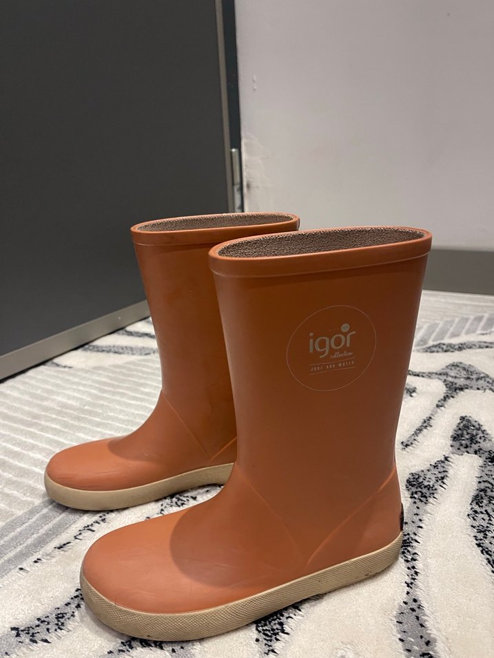 Bej Igor Kız/Erkek Çocuk Lastik Çizme - Görsel 3