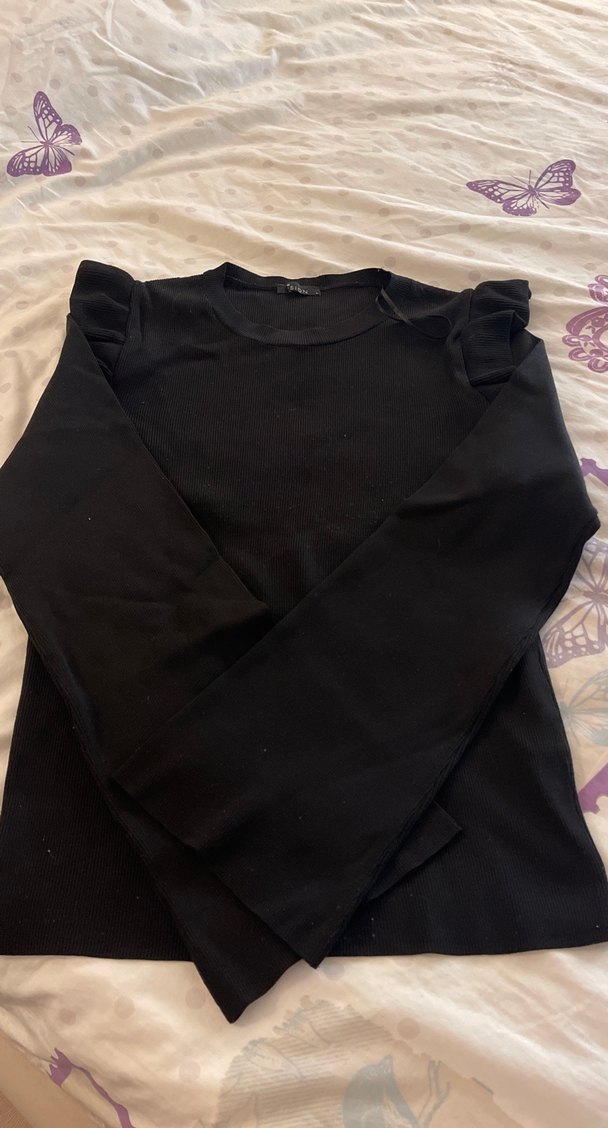 Siyah kazak/bluz - Görsel 3