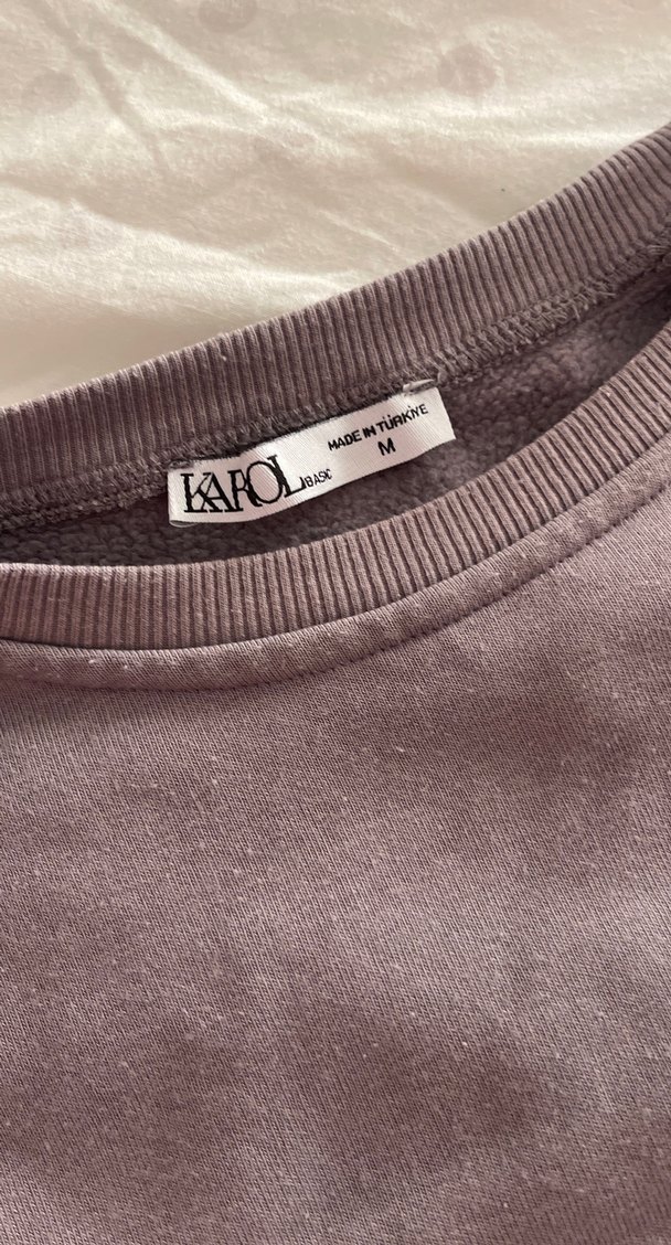 Gri Kadın Midi Sweatpants/sweatshirt Rahat Kesim - Görsel 2