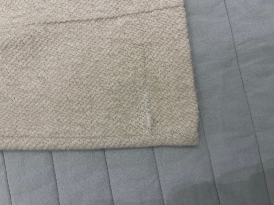 Krem kız çocuk yün pantolon - Görsel 2