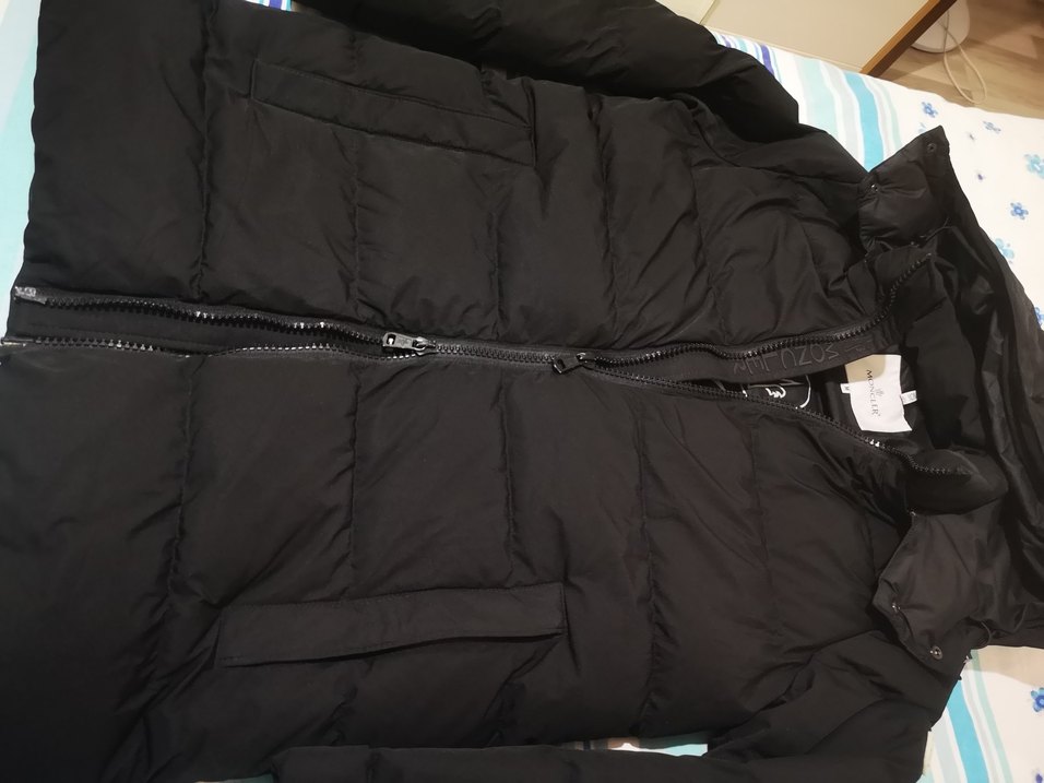 Siyah Fermuarlı erkek Kışlık Midi Mont - Görsel 2