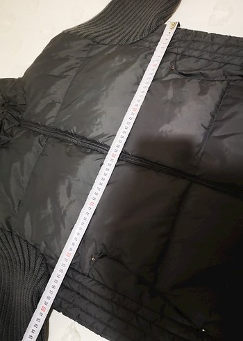 Fermuarlı gri Erkek Mont - Görsel 4